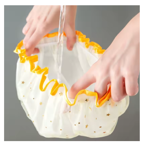 Paquete De 3 Gorros Ducha Impermeable Malla De Doble Capa