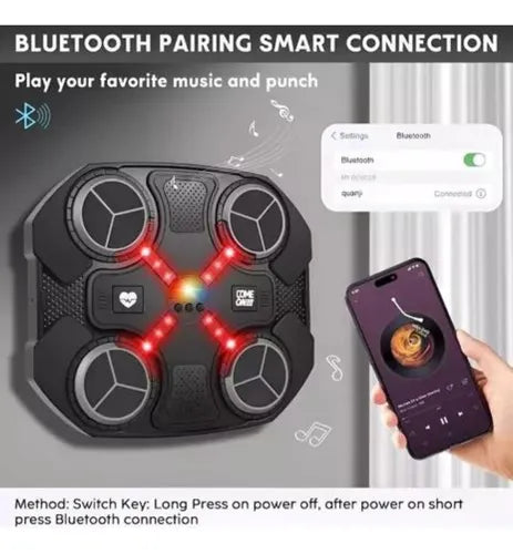 Entrenador de boxeo musical con bluetooth.