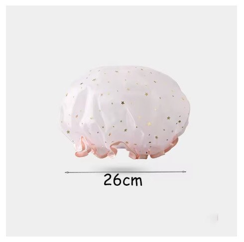 Paquete De 3 Gorros Ducha Impermeable Malla De Doble Capa