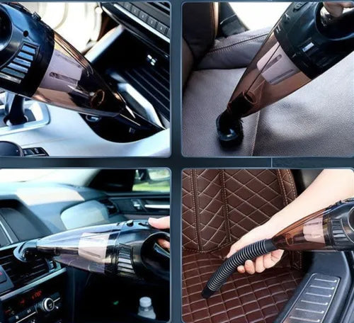 Aspirador de auto inalámbrico de limpieza potente.
