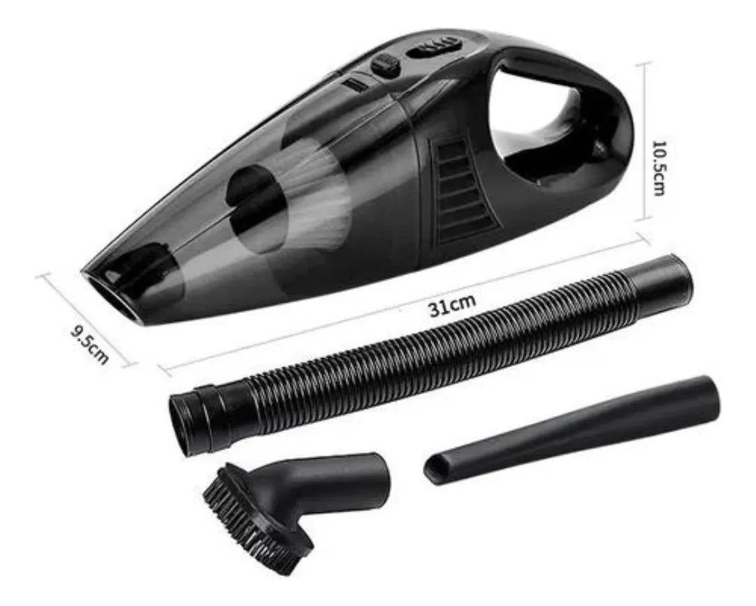 Aspirador de auto inalámbrico de limpieza potente.