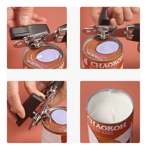 Abrelatas De Cocina Multifuncional De Acero Inoxidable.