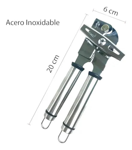 Abridor de latas tipo mariposa.