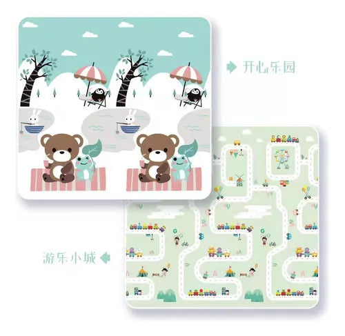 Alfombra antigolpes para bebés grande.