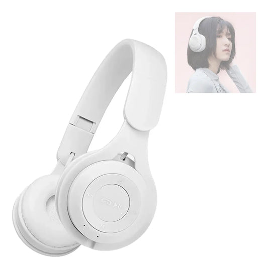 Audífonos inalámbricos bluetooth 5.3 plegable.