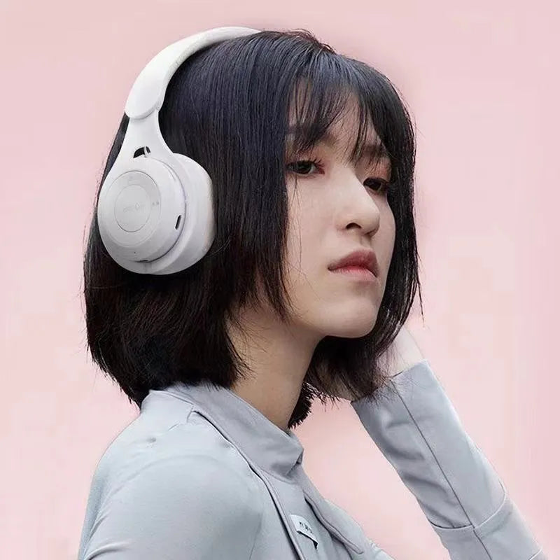 Audífonos inalámbricos bluetooth 5.3 plegable.