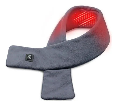 Bufanda calefactora eléctrica usb.