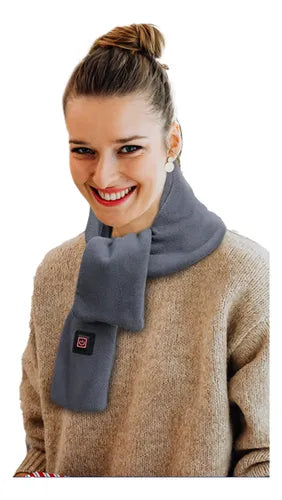 Bufanda calefactora eléctrica usb.