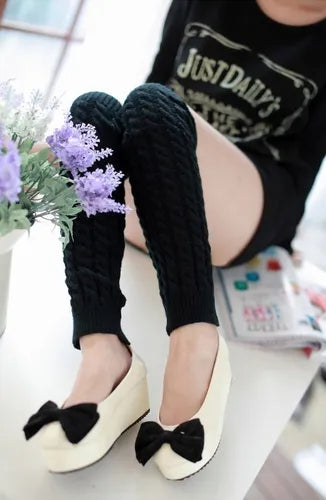 Calentador de piernas de dos pack.