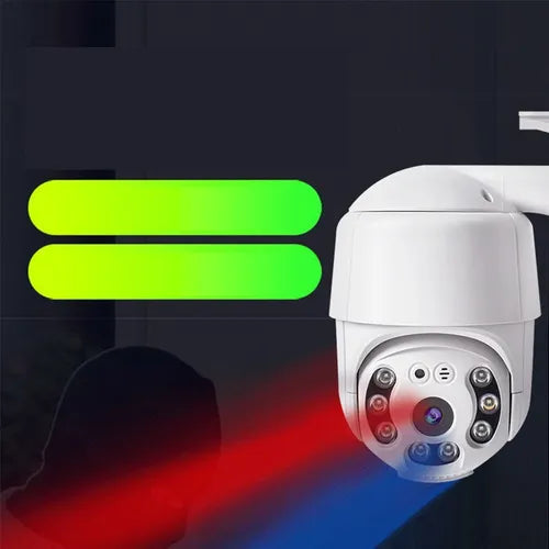 Cámara wifi de vigilancia exterior día y noche.