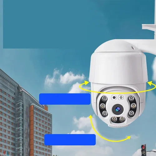 Cámara wifi de vigilancia exterior día y noche.