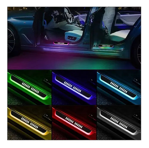 Cubre zócalos led para auto - multi marcas.