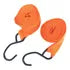 Set Kit Juego Eslinga Cinta Amarre Ratchet 4 Piezas Color Naranja