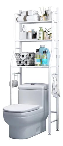 Estante portátil mueble organizador baño 3 niveles repisa.