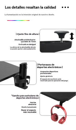 Escritorio para oficina o gamer.