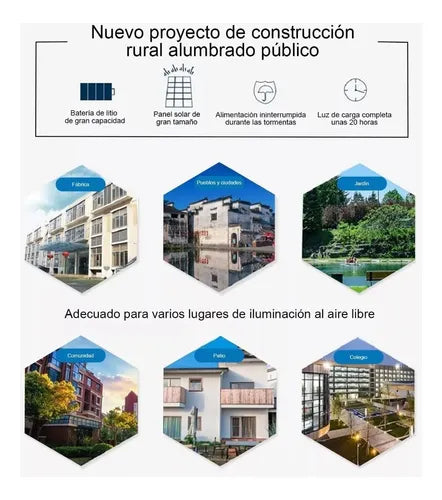 Foco solar maxwell led exterior sensor movimiento exterior negro.