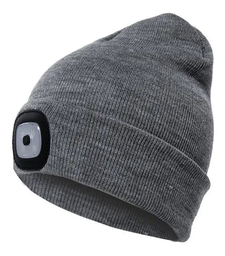 Gorro de invierno con luz led unisex.