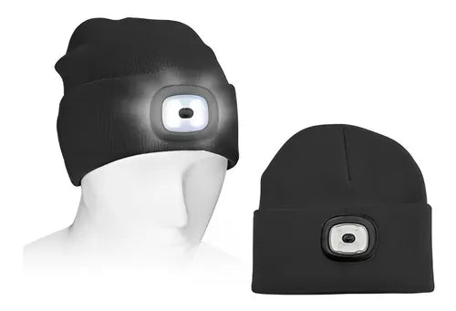Gorro de invierno con luz led unisex.