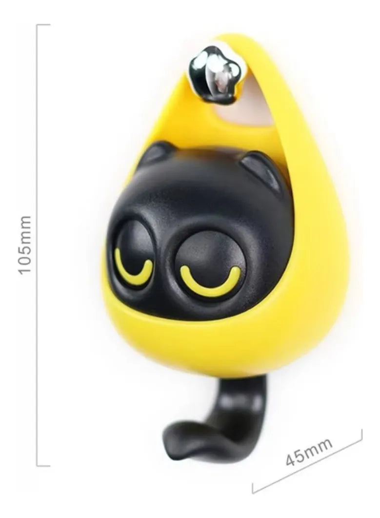 Gancho colgador diseño de gato.