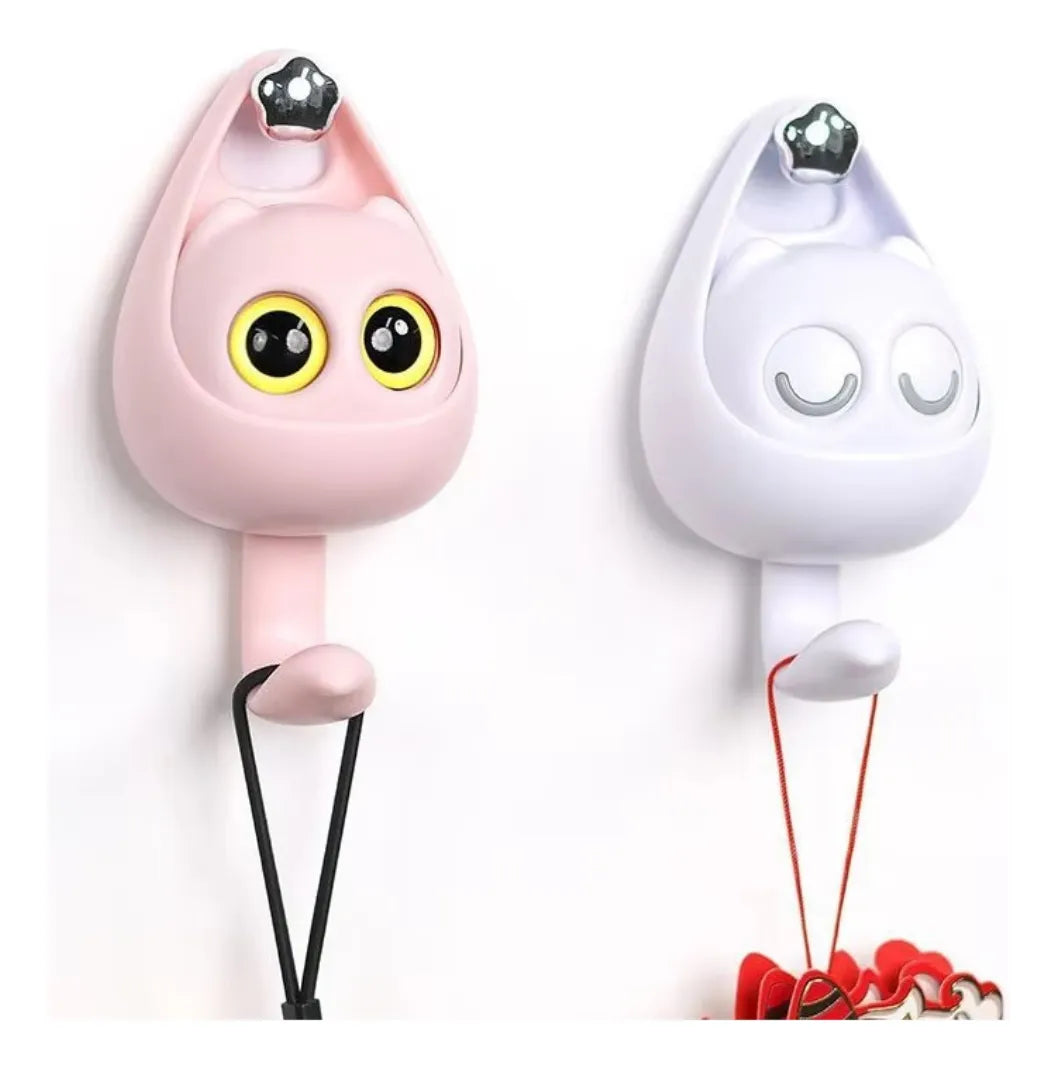 Gancho colgador diseño de gato.