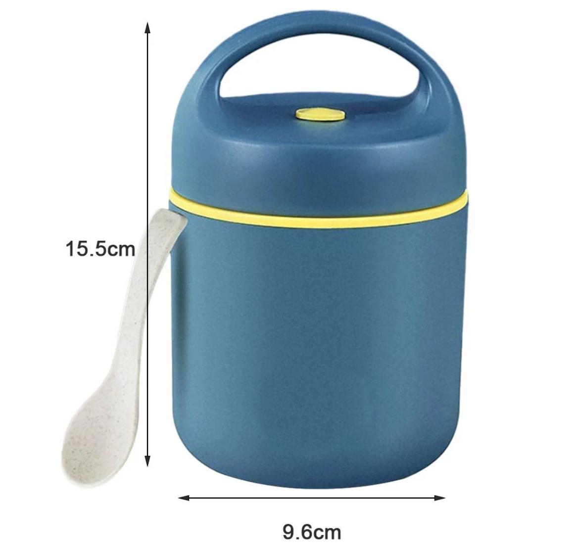 🥣 Termo Portátil para Comida 510ml | Acero Inoxidable SUS304 | Incluye Cuchara 🍴