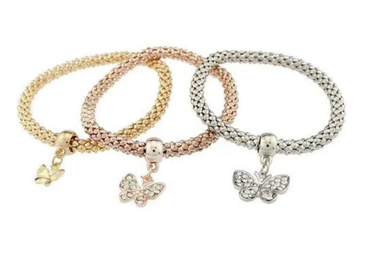 ✨ Pulsera de Mujer con Diseño de Mariposa | Elegante y Brillante 🌟