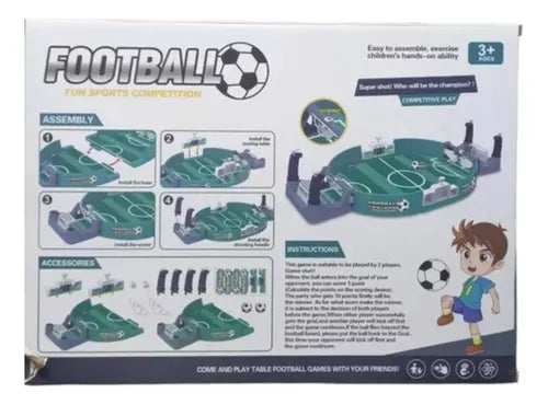 Juego de mesa futbol portátil.