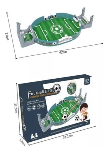 Juego de mesa futbol portátil.