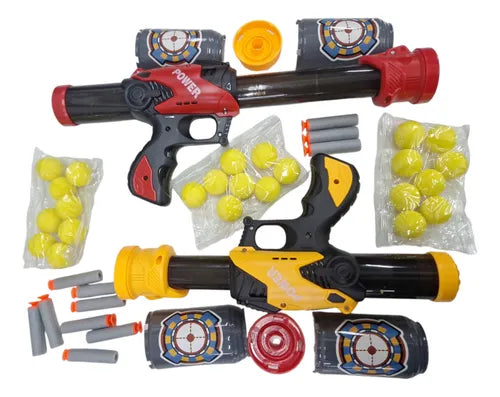 Juego pistolas de balas suaves 1 unidad.