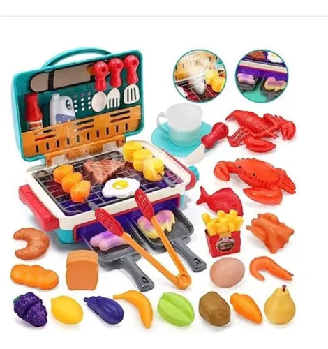 Juego de 32 piezas de barbacoa para niños