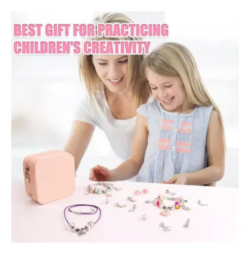 Kit para hacer joyas de cristal de 67 piezas (con caja).