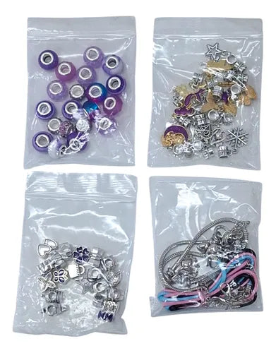 Kit para hacer joyas de cristal de 67 piezas (con caja).