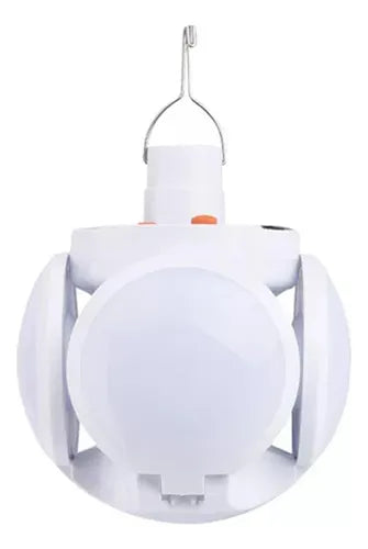 Lampara de camping luz solar led ultrabrillante bombilla.