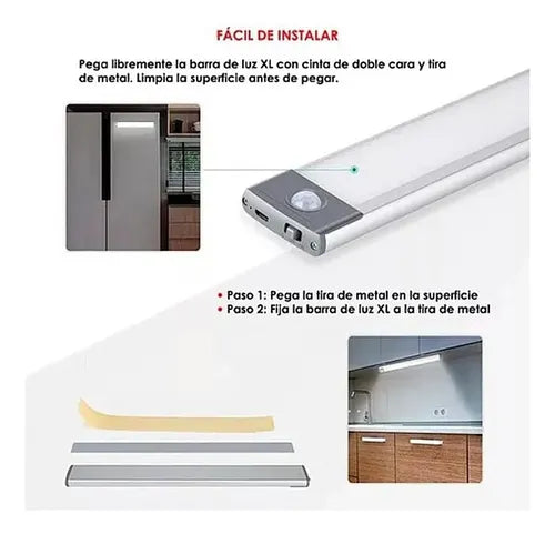 Lampara de armario con sensor de movimiento.