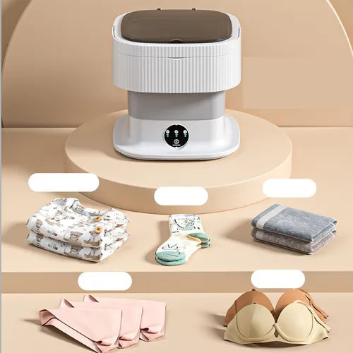 Lavadora plegable portátil.