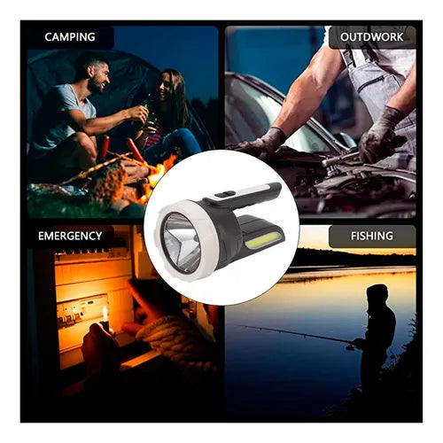 Linterna led 20w recargable.
