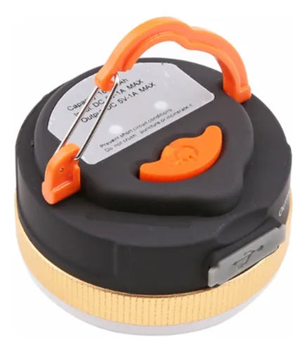 Luz de tienda de campaña colgante.