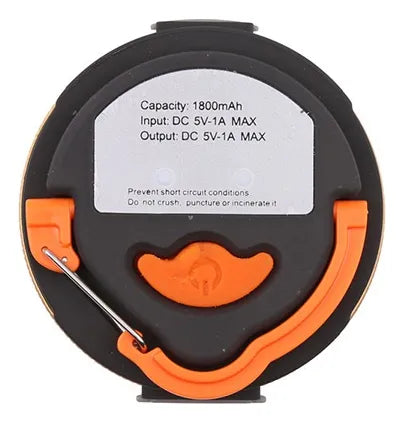 Luz de tienda de campaña colgante.