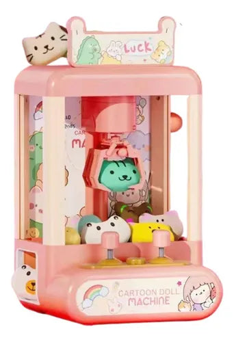 Mini-máquina juego de garra para niños.
