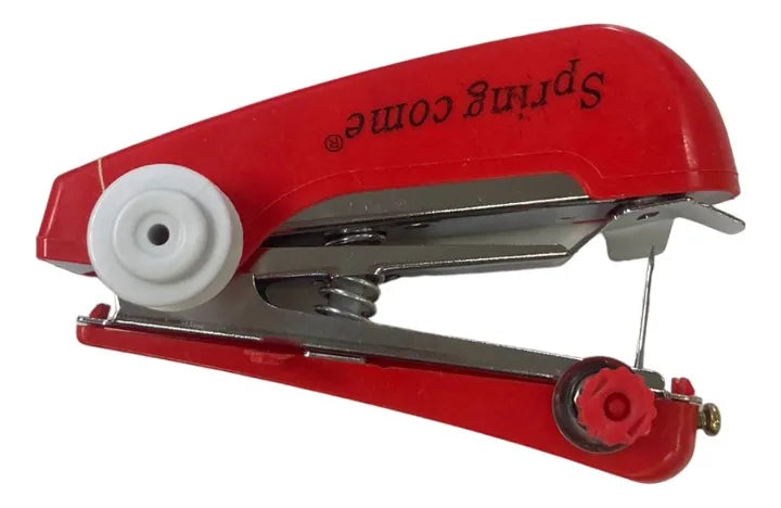 Mini-maquina de coser portátil manual.