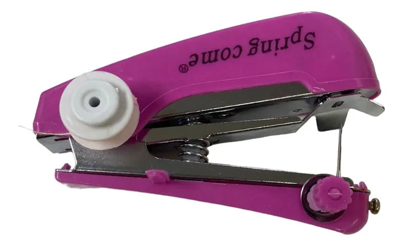 Mini-maquina de coser portátil manual.