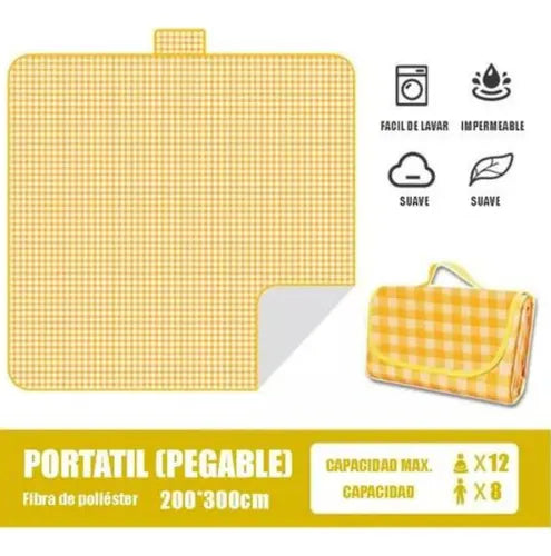 Manta de picnic impermeable.