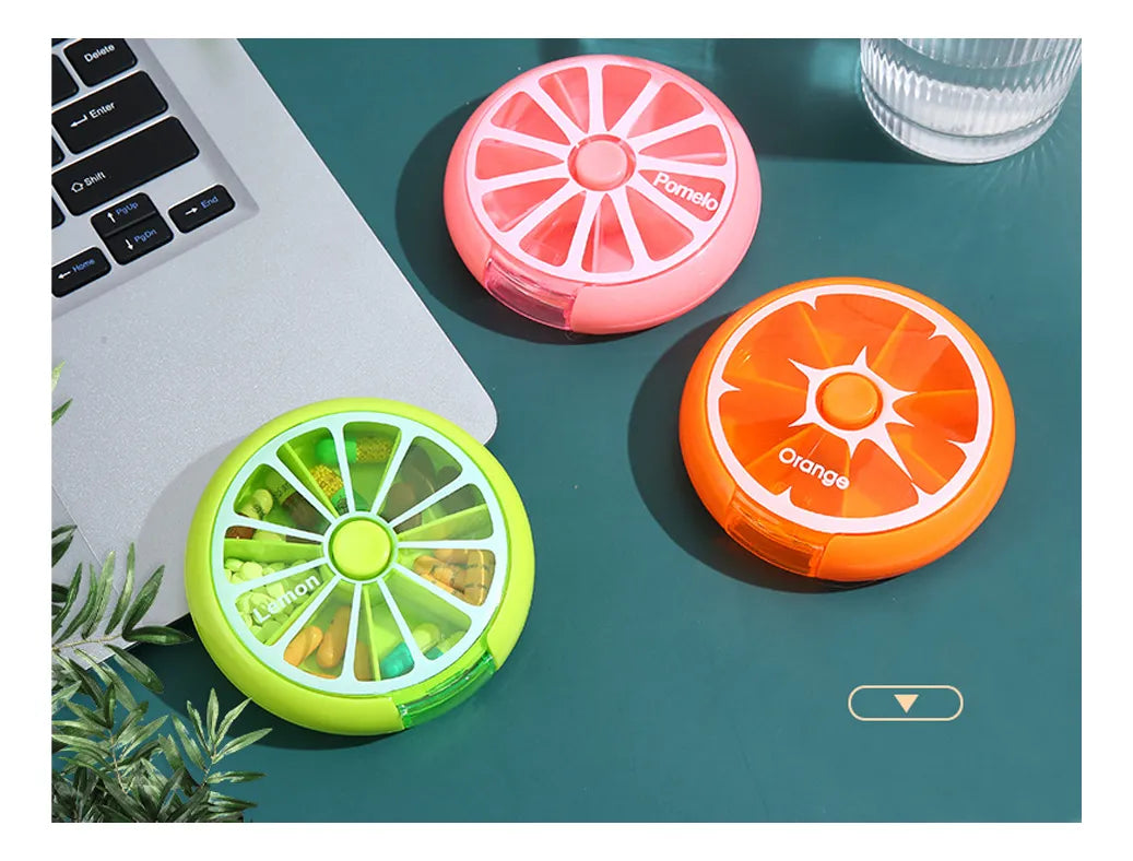 Pastillero circular organizador.