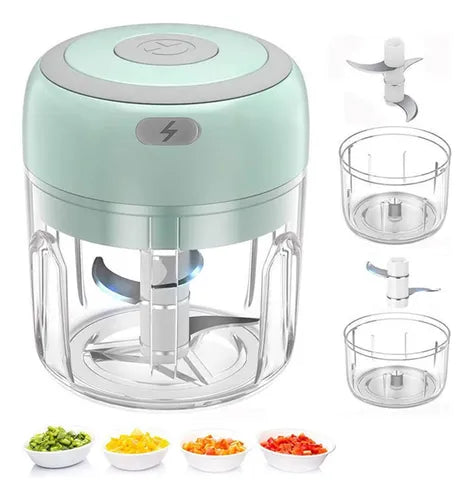 Picadora inalámbrica multifuncional.