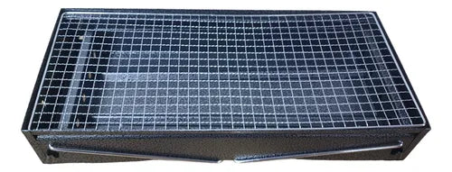 Parrilla plegable para barbacoa.