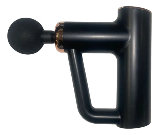 Pistola masajeador muscular portátil.