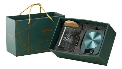 Taza termostática para calentar.