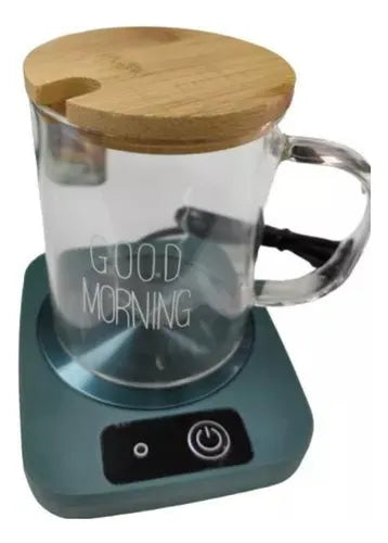 Taza termostática para calentar.