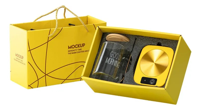 Taza termostática para calentar.