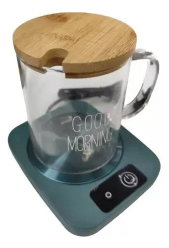 Taza termostática para calentar.